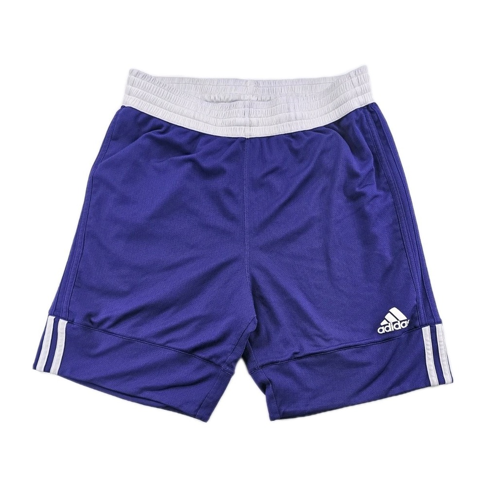 Adidas Athletic 3G Speed Reversible Mens L Purple White Basketball Shorts DY6599